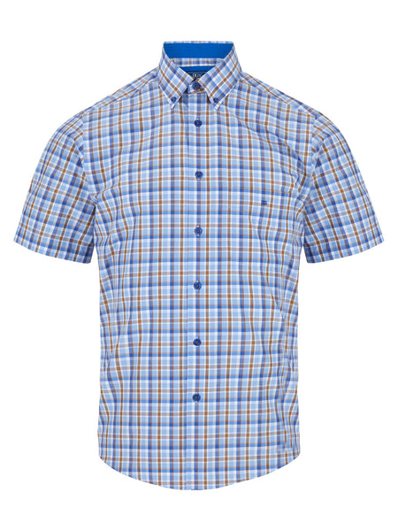 DG's Drifter Ivano Check Shirt Blue