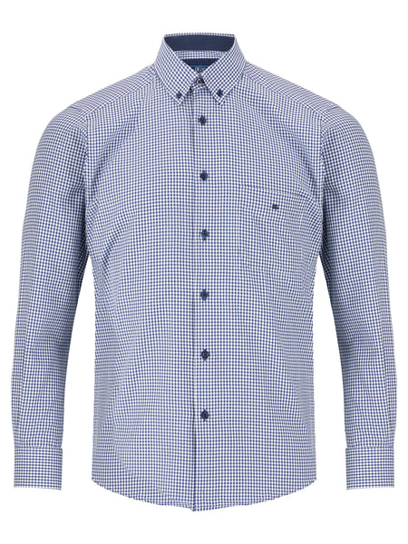 DG's Drifter Geneva Check Shirt Blue