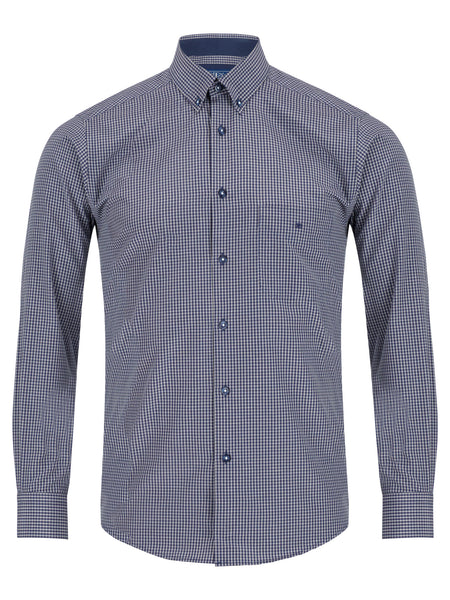 DG's Drifter Geneva Check Shirt Blue