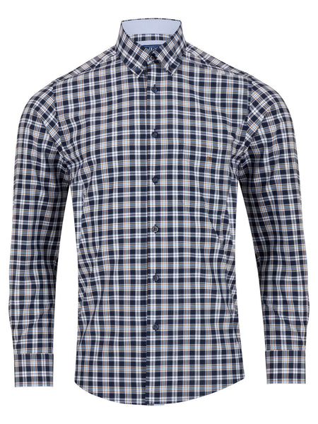 DG's Drifter Ivano Check Shirt Dark Blue