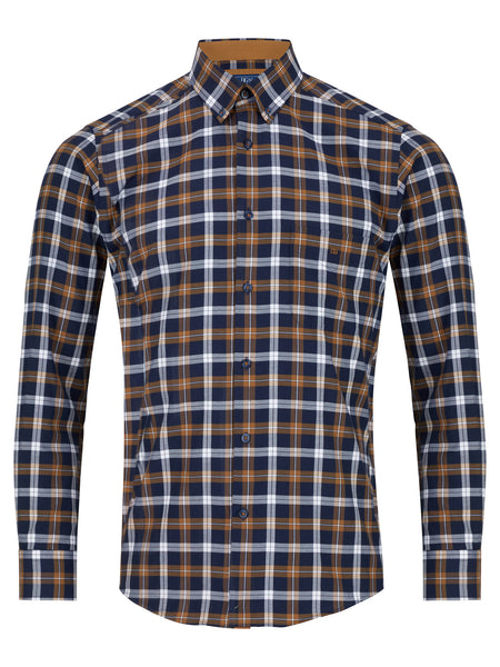 DG's Drifter Ivano Check Shirt Camel