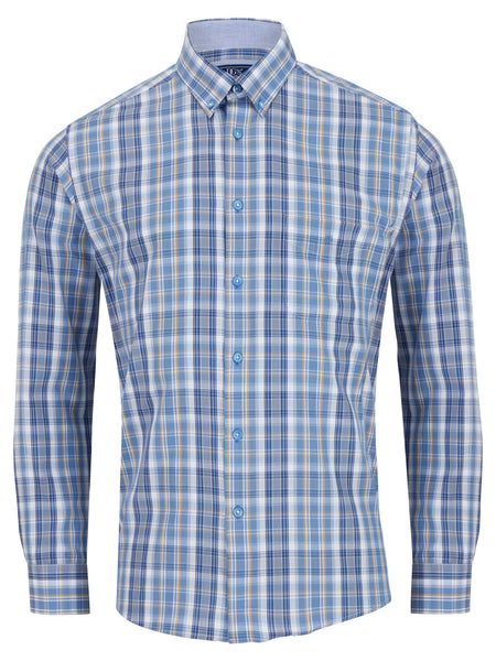 DG's Drifter Check Shirt Blue