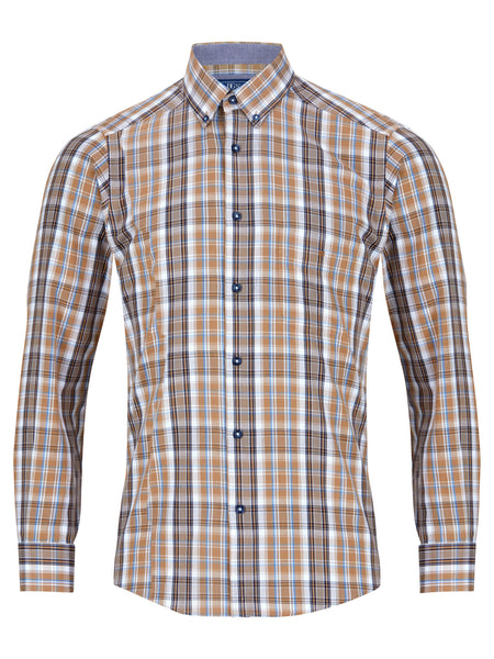 DG's Drifters Check Shirt Camel