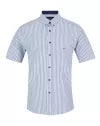 DG's Drifters Ivano Stripe Shirt Navy Marine