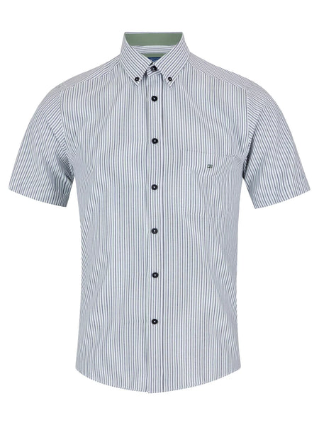 DG's Drifter Ivano Stripe Shirt Green