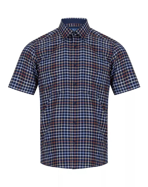 DG's Drifter Check Ivano Shirt Navy