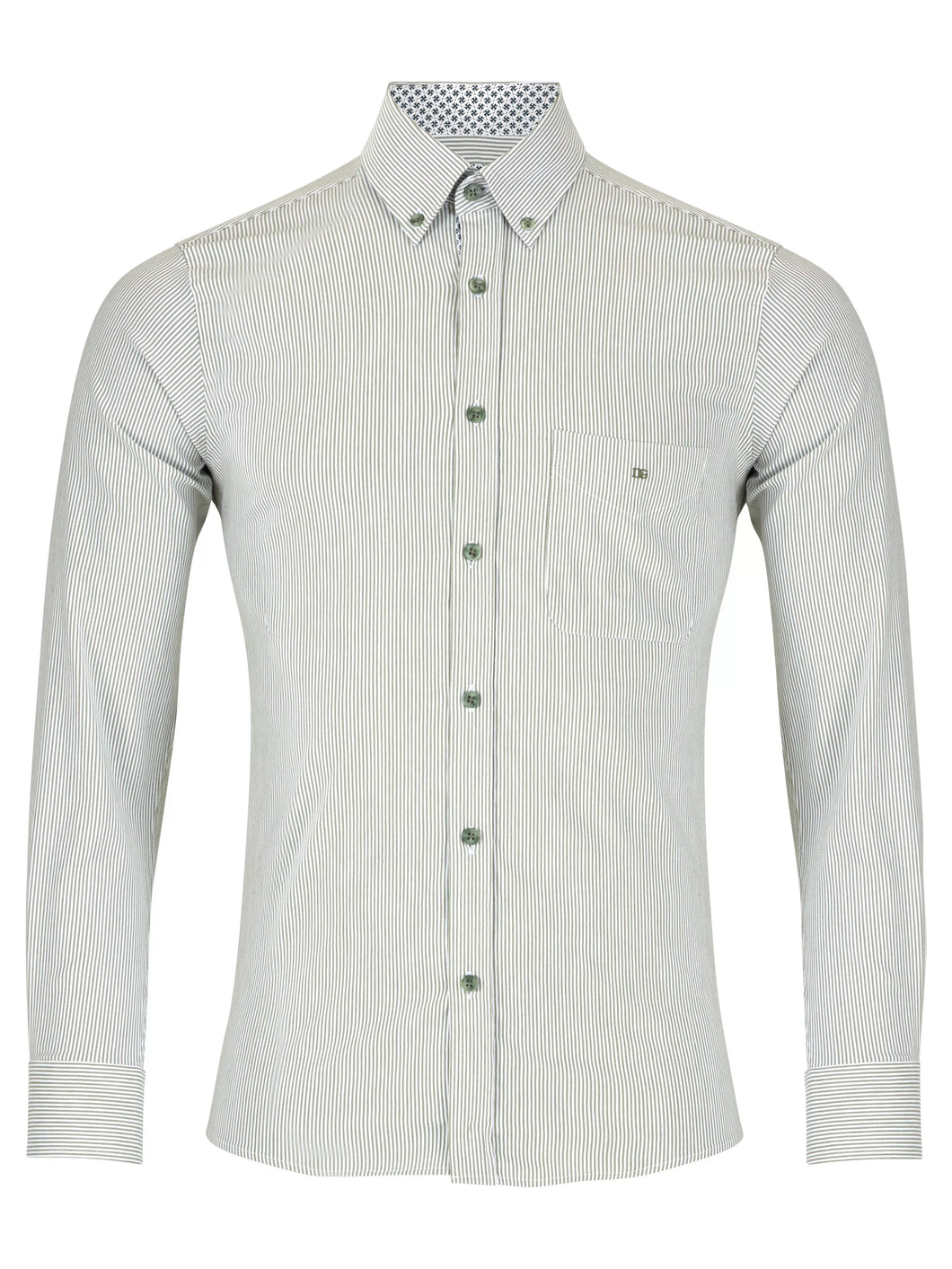DG's Drifter Ivano Stripe Shirt Green