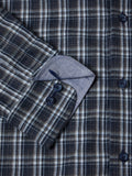 DG's Drifter Check Shirt Dark Blue