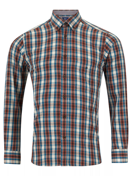 DG's Drifter Ivano Check Shirt Blue