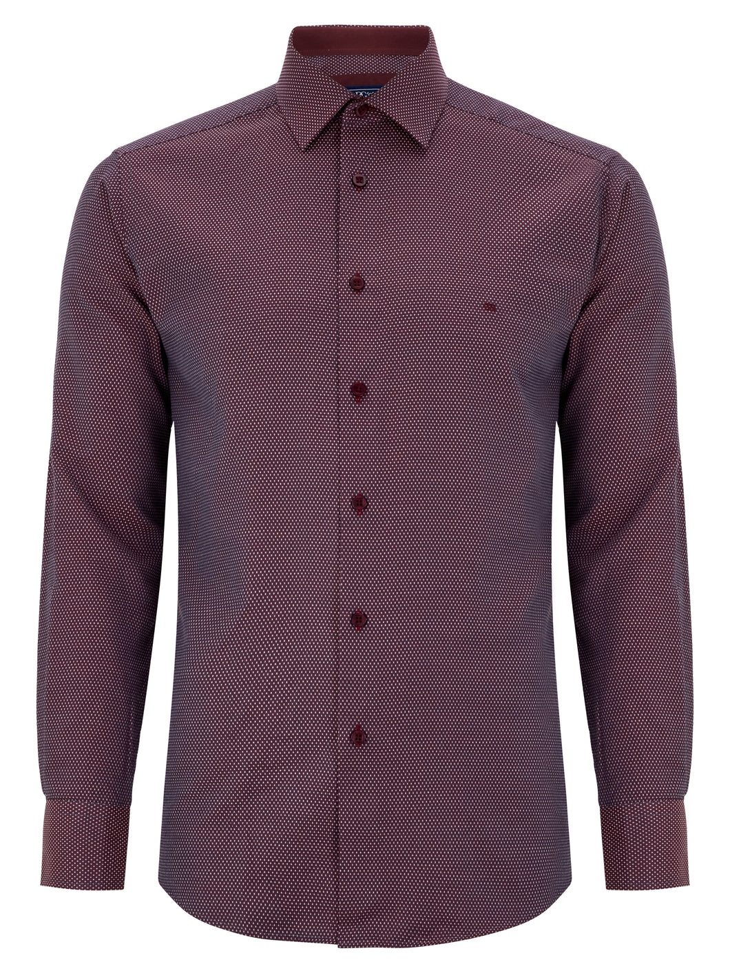 Copy of Daniel Grahame Red Geneva Long Sleeve Casual Shirt