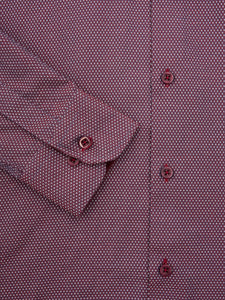 Copy of Daniel Grahame Red Geneva Long Sleeve Casual Shirt