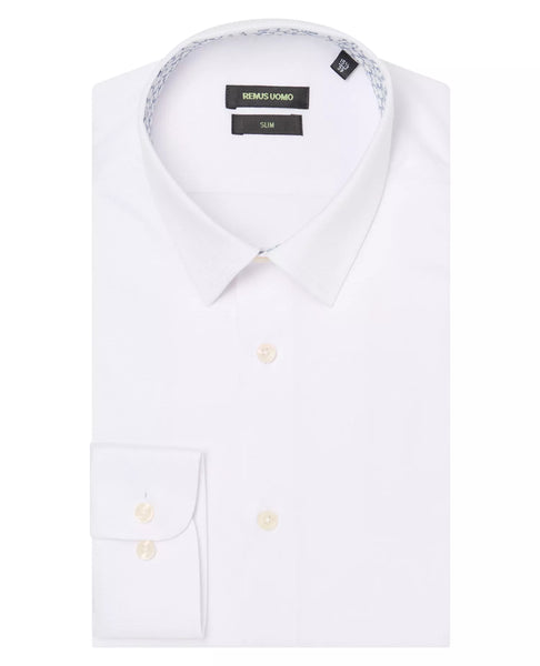 Remus Uomo Slim Structure Shirt White