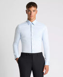 Remus Uomo Slim Structure Shirt Light Blue