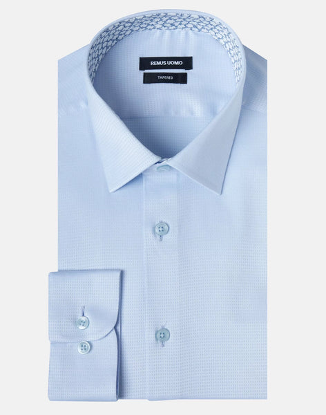 Remus Uomo Structure Shirt Light Blue