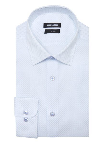 Remus Uomo Seville Arrow Print Shirt Blue