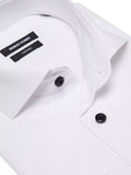Remus Uomo Black Button Shirt White