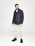 Cabano Step Quilt Jacket Navy