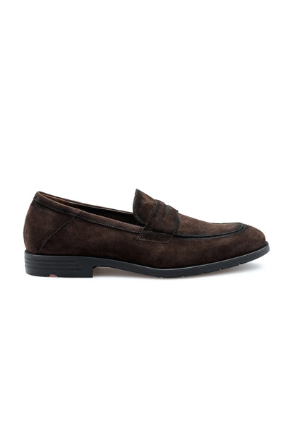 Lloyd Suede Loafer Chocolate