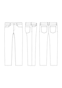 alberto cosy denim pipe 71859/898
