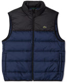 Lacoste Quilted Gilet Blue Black