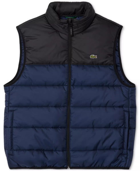Lacoste Quilted Gilet Blue Black