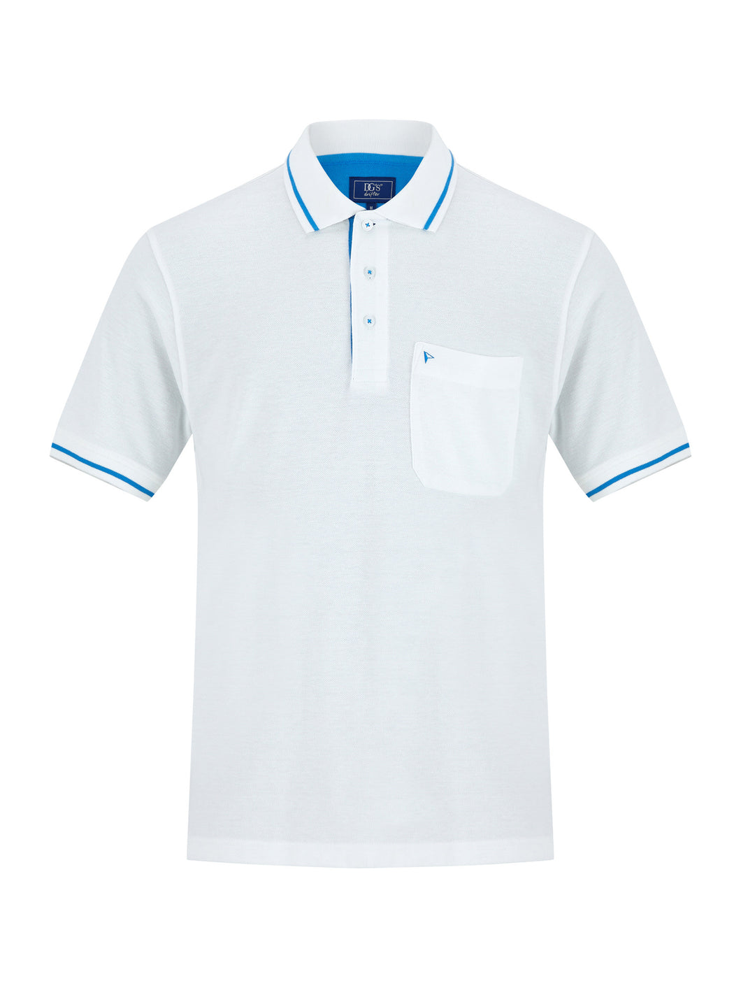 55101/Plain             Polo 01 White