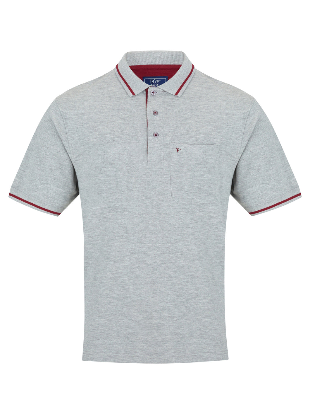 55101/Plain             Polo 03 Lt Grey