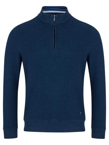 DG's Drifter Twill Half-zip Dark Blue