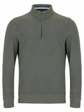 DG's Drifter Twill Half zip Green