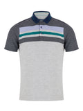DG's Drifter Stripe Polo Light Grey
