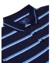 Load image into Gallery viewer, 55356/Stripe        Polo Navy
