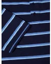 Load image into Gallery viewer, 55356/Stripe        Polo Navy
