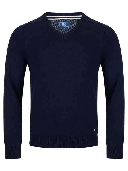 DG's Drifter V-neck Sweater Navy