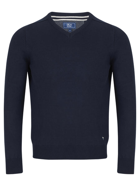 DG's Drifter V-neck Sweater Navy
