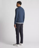 Remus Uomo Cotton Half Zip Dark Blue