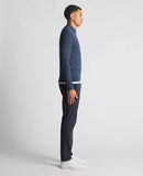 Remus Uomo Cotton Half Zip Dark Blue
