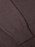 Remus Uomo Cotton Half Zip Dark Brown