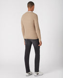 Remus Uomo Cable Sweater Camel