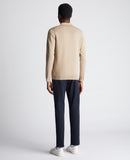 Remus Uomo Long Sleeve Polo Sand