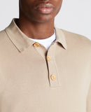 Remus Uomo Long Sleeve Polo Sand