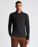 Remus Uomo Mesh Polo Black