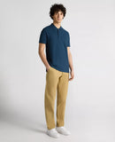 Remus Uomo Knit Polo Dark Blue