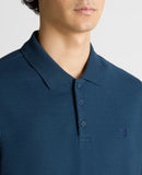 Remus Uomo Knit Polo Dark Blue