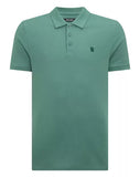 Remus Uomo Waffle Polo Dark Green