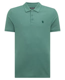 Remus Uomo Knit Polo Dark Green