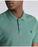 Remus Uomo Waffle Polo Dark Green