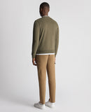 Remus Uomo Crewneck Sweater Dusty Olive
