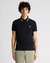 Load image into Gallery viewer, Remus Uomo Collar Tipping Polo Navy
