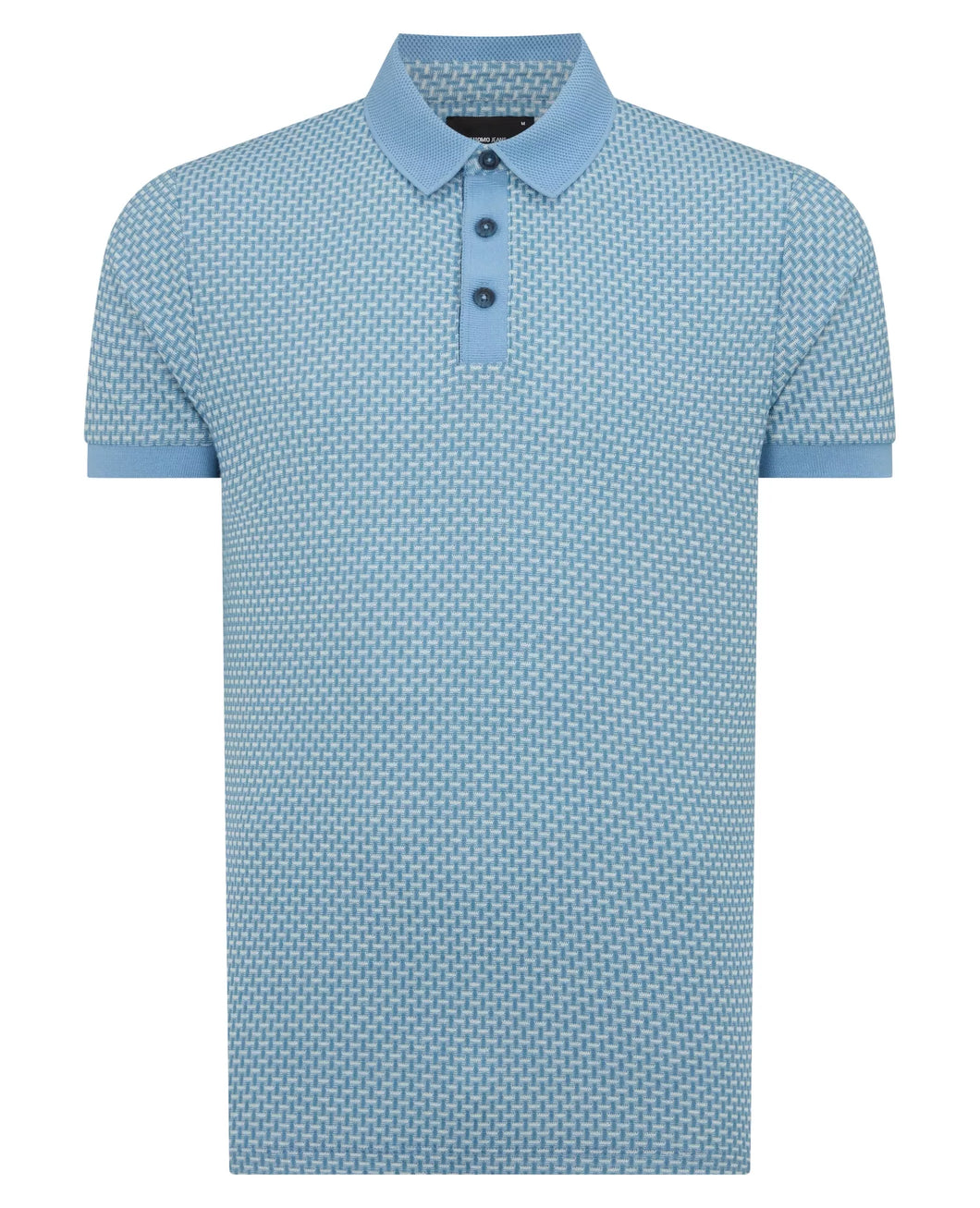Remus Uomo Knit Polo Blue
