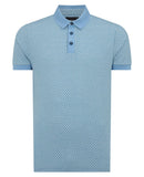Remus Uomo Knit Polo Blue